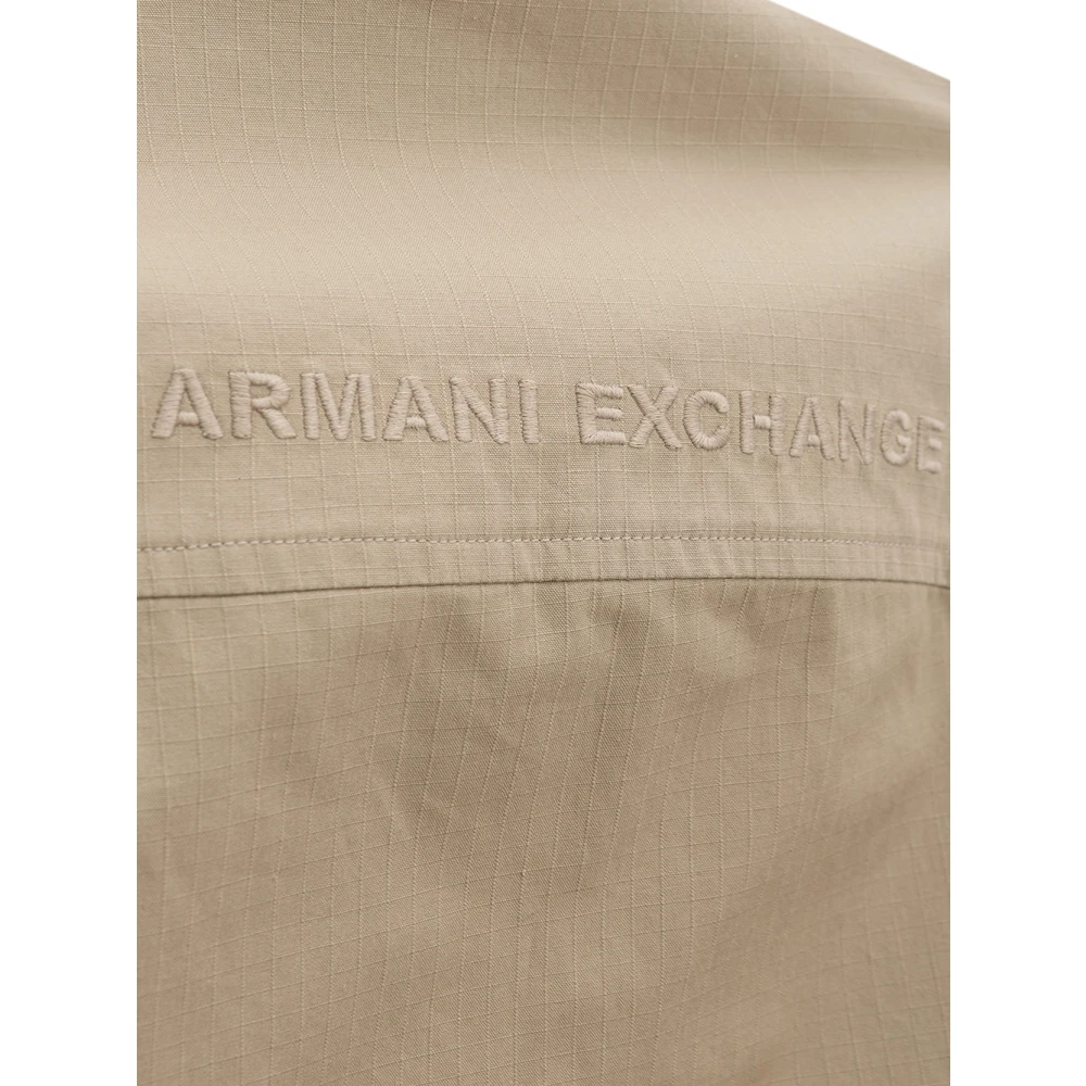 Armani Exchange Casual Shirts Beige Heren