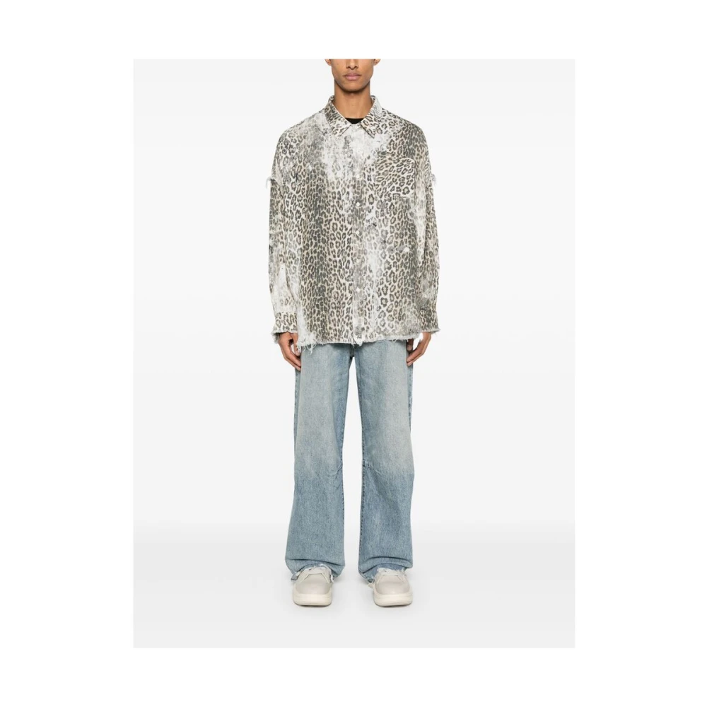 R13 Lichtblauwe Klassieke Five Pocket Jeans Blue Heren
