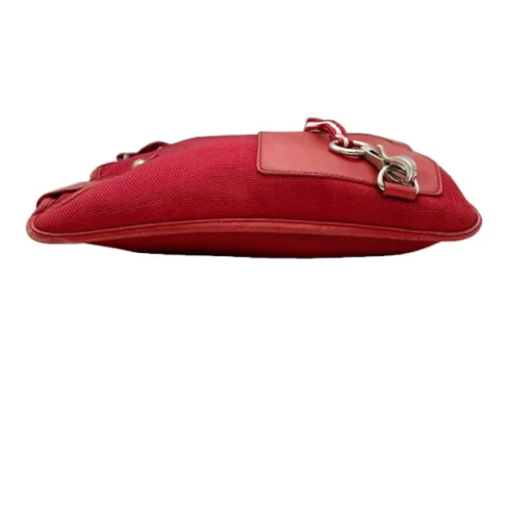 Bally Pre-owned Canvas shoulder-bags Red Dames