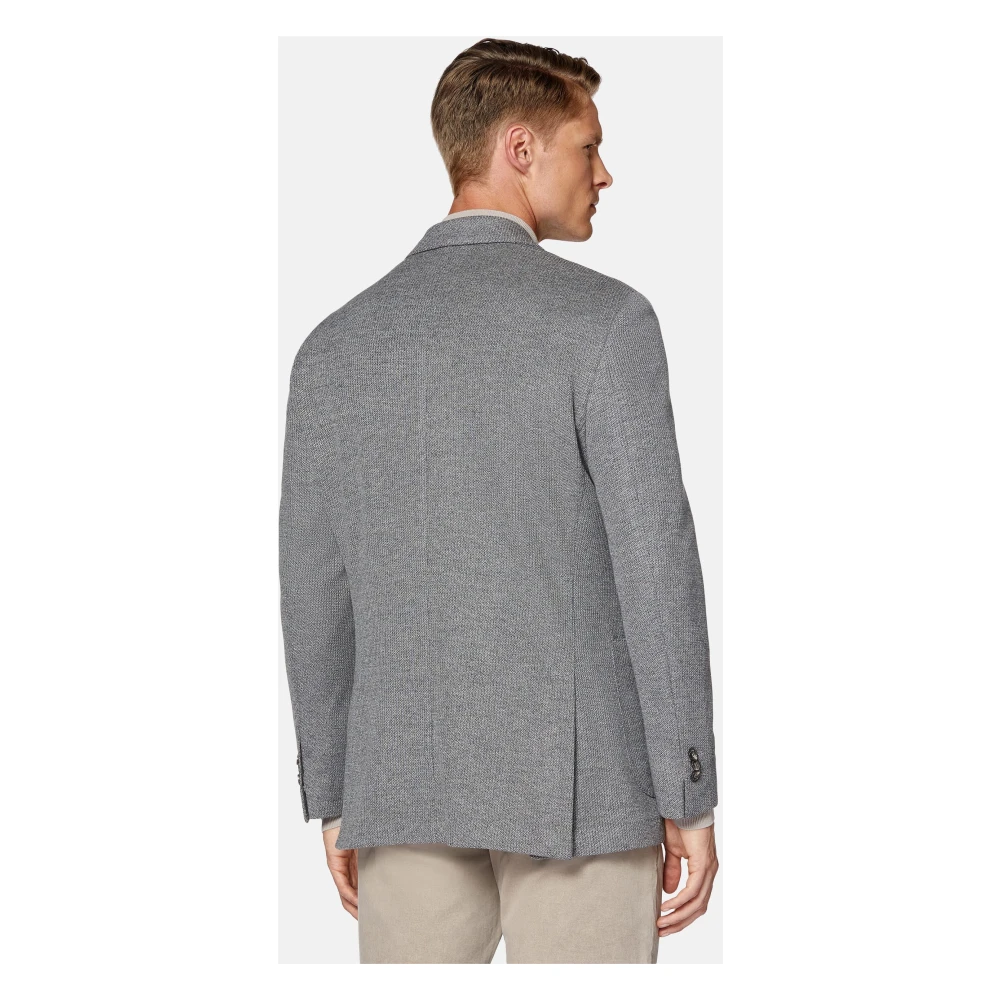 Boggi Milano B Jersey Jas Gray Heren