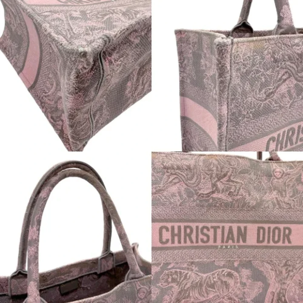 Dior Vintage Pre-owned Canvas totes Pink Dames