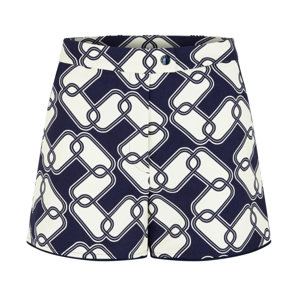 Moncler Multicolor Abstract Print Shorts - Female - Short Shorts - S - Shorts