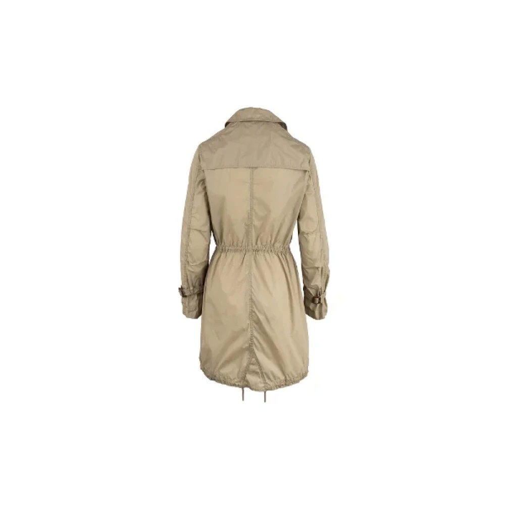 Moncler Pre-owned Nylon tops Beige Dames
