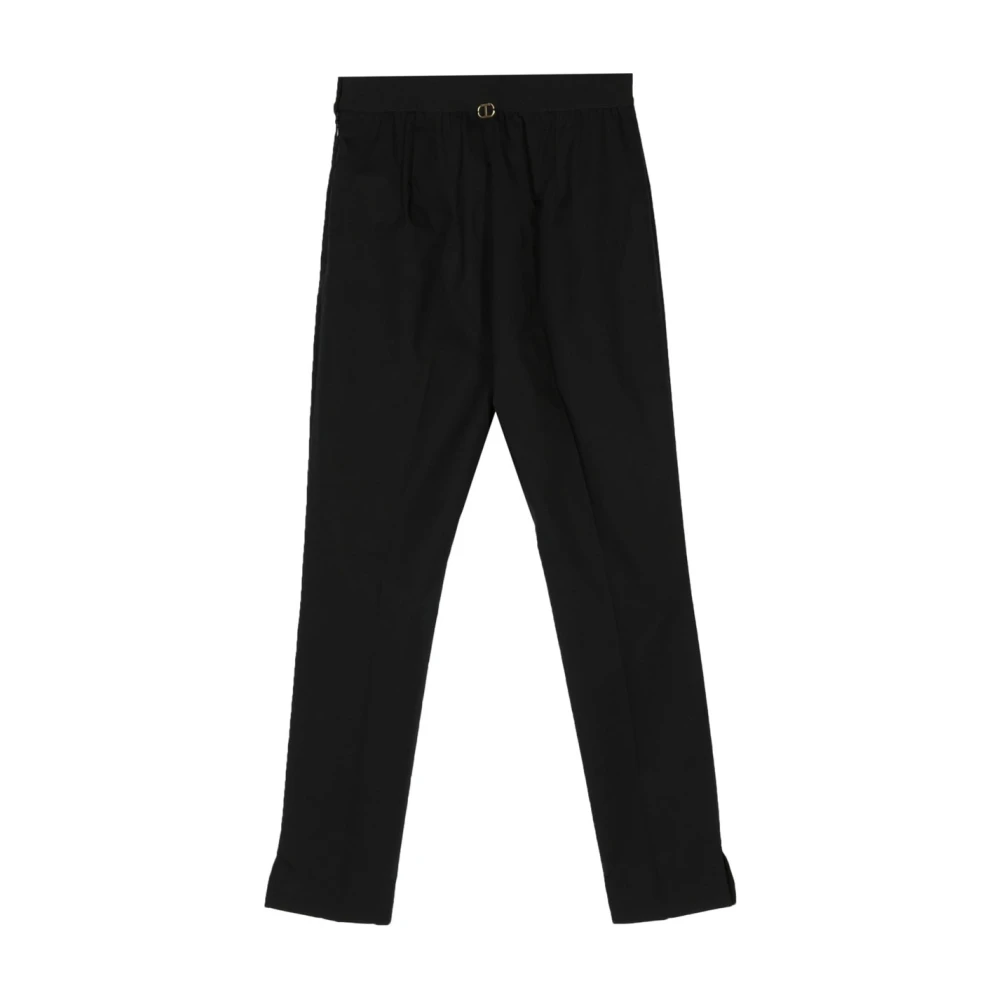 Twinset Zwarte Chino Broek Black Dames