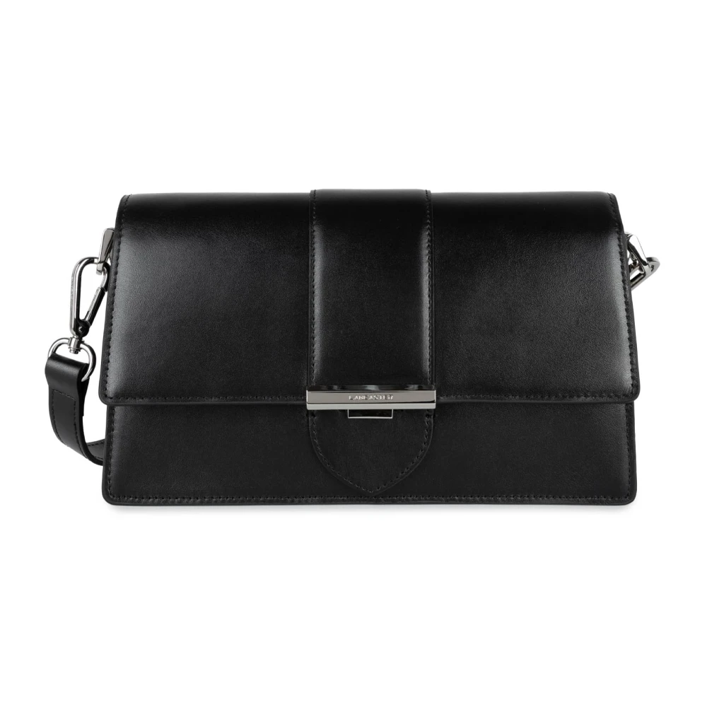 Lancaster Klep Crossbody Tas Paris Ily Zwart Black Dames