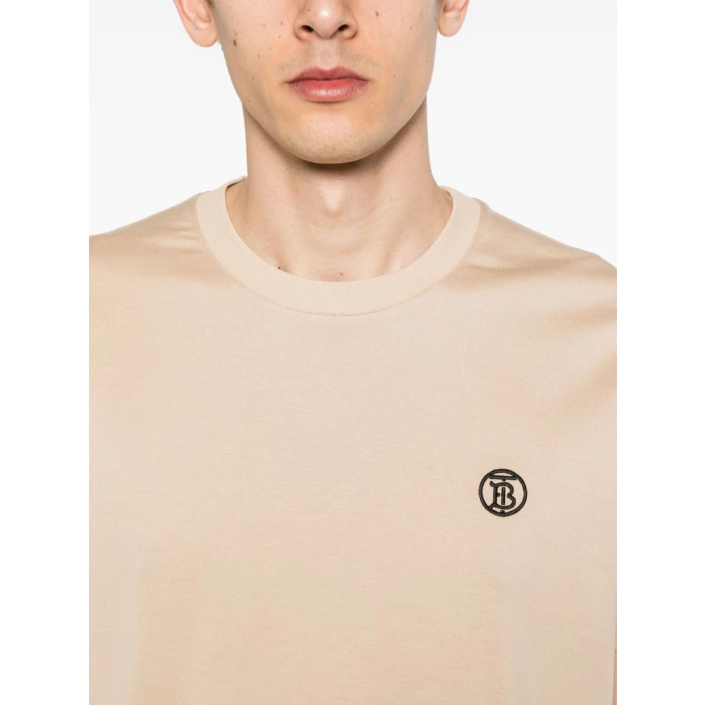 Burberry Stijlvolle T-shirts en Polos Brown Heren