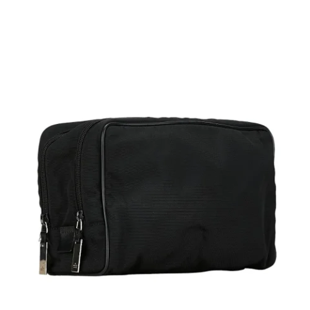 Gucci Vintage Pre-owned Canvas clutches Black Dames