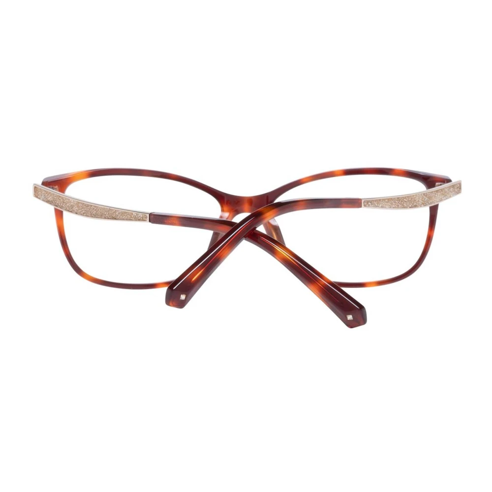 Swarovski Bruine Dames Rechthoekige Optische Brillen Brown Dames