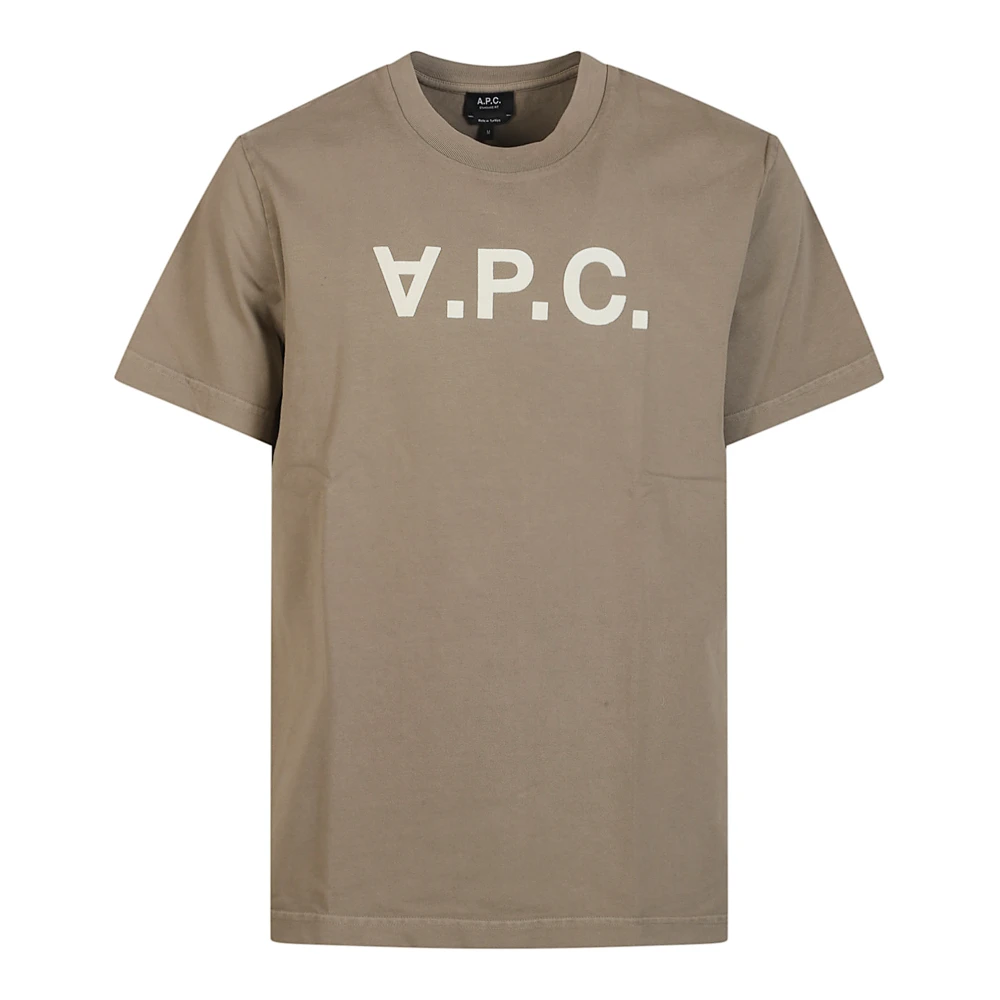 A.p.c. Men's Brown T-Shirts, S, Standard Grand Vpc T-Shirt