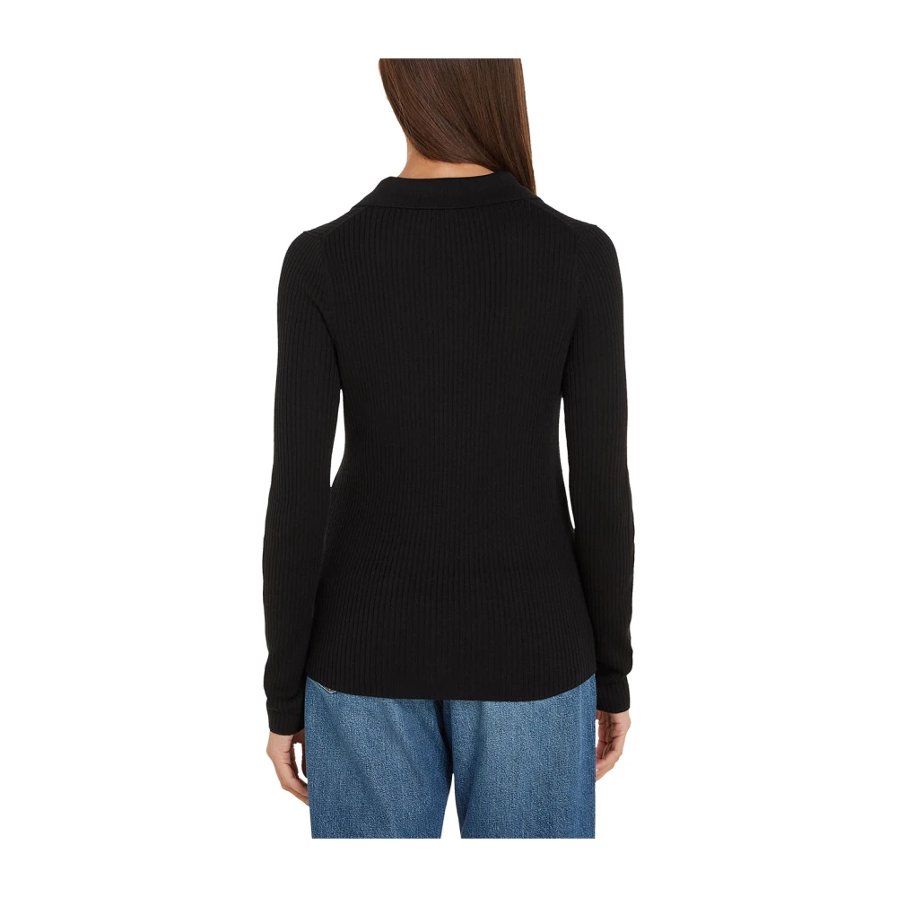 Tommy Hilfiger Zwart Polo Set voor Dames Black Dames