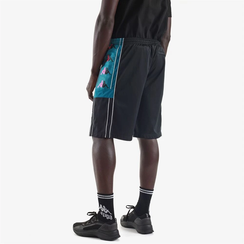 Kappa Heren Shorts Stijlvol Ontwerp Black Heren
