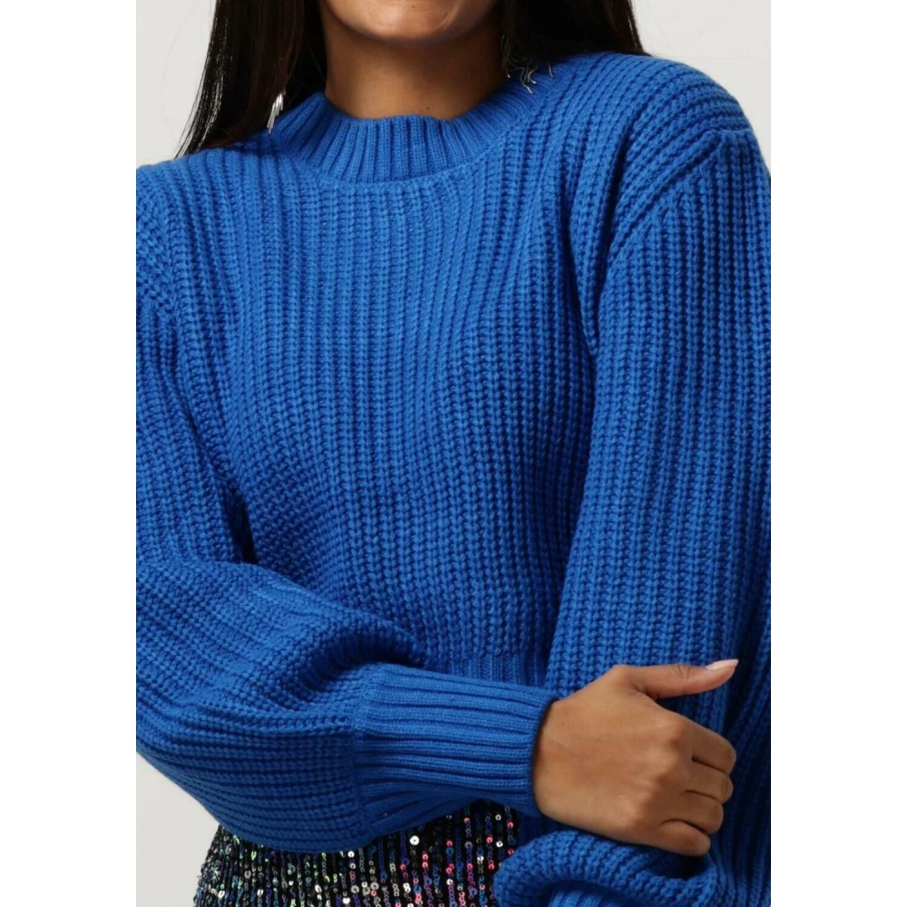 Colourful Rebel Dames Truien & vesten Yitty Knitted Sweater Blue Dames