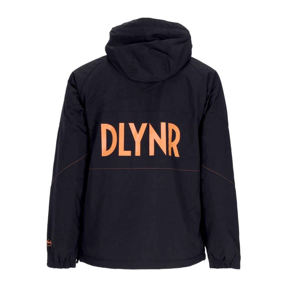Dolly Noire Zwart Oranje Anorakjas met Fleecevoering Black Heren