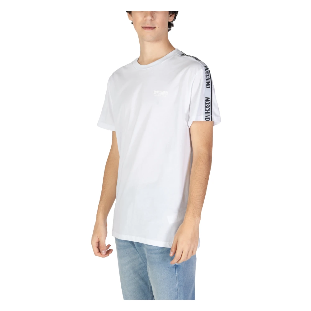 Moschino Katoenen Heren T-shirt en Polo White Heren