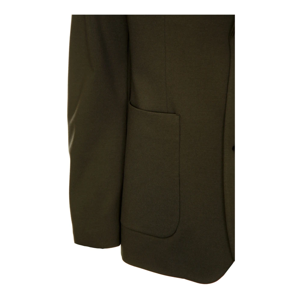 drykorn Marls Blazer met Vallende Revers Green Heren