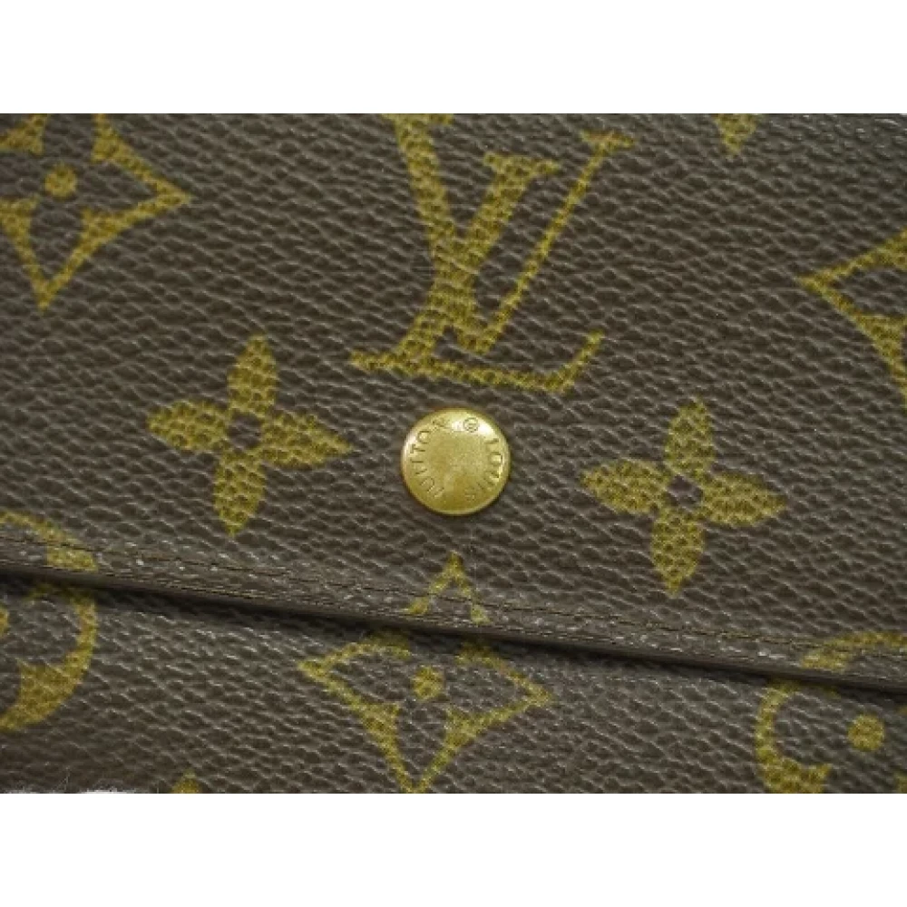 Louis Vuitton Vintage Pre-owned Canvas wallets Brown Dames