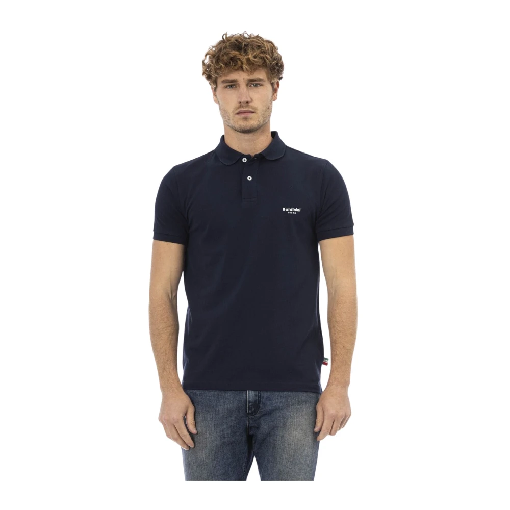 Baldinini Tijdloze elegantie polo shirt Blue Heren