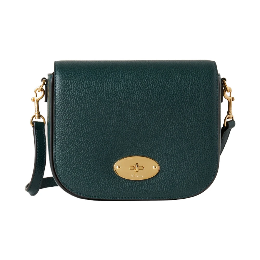 Mulberry Women's Green/Grain Small Classic Satchel