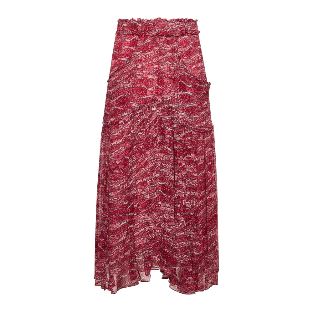 Isabel Marant Étoile Flowing Rock met elastische tailleband Red Dames