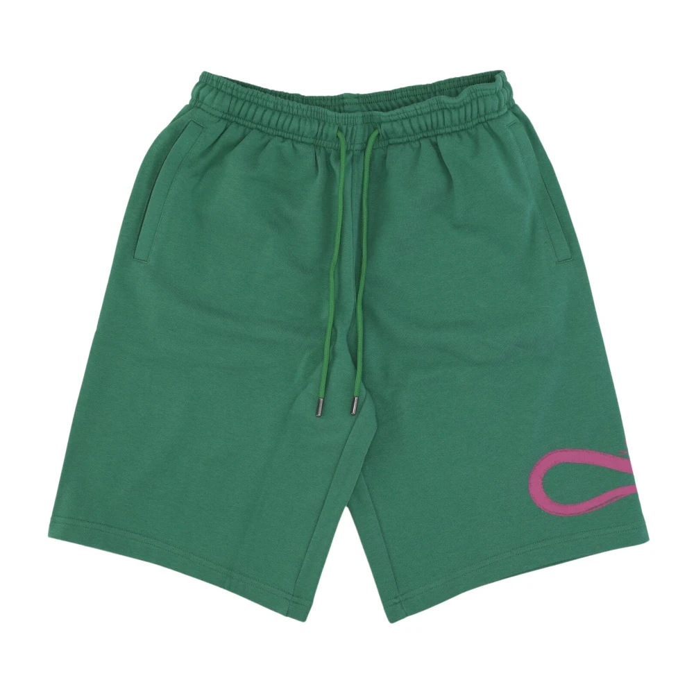 Propaganda Groene Logo Sweatshorts Green Heren