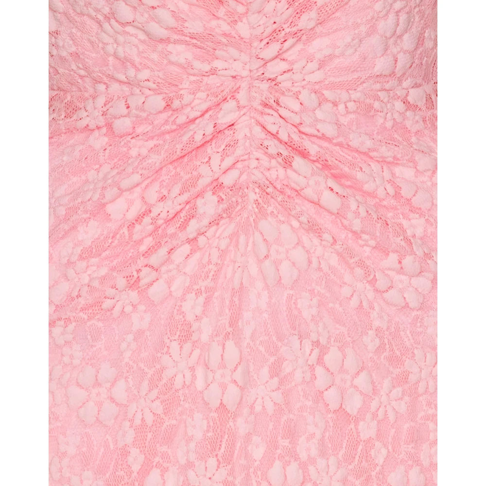 Rotate Birger Christensen Roze Jurk Regular Fit Polyamide Pink Dames