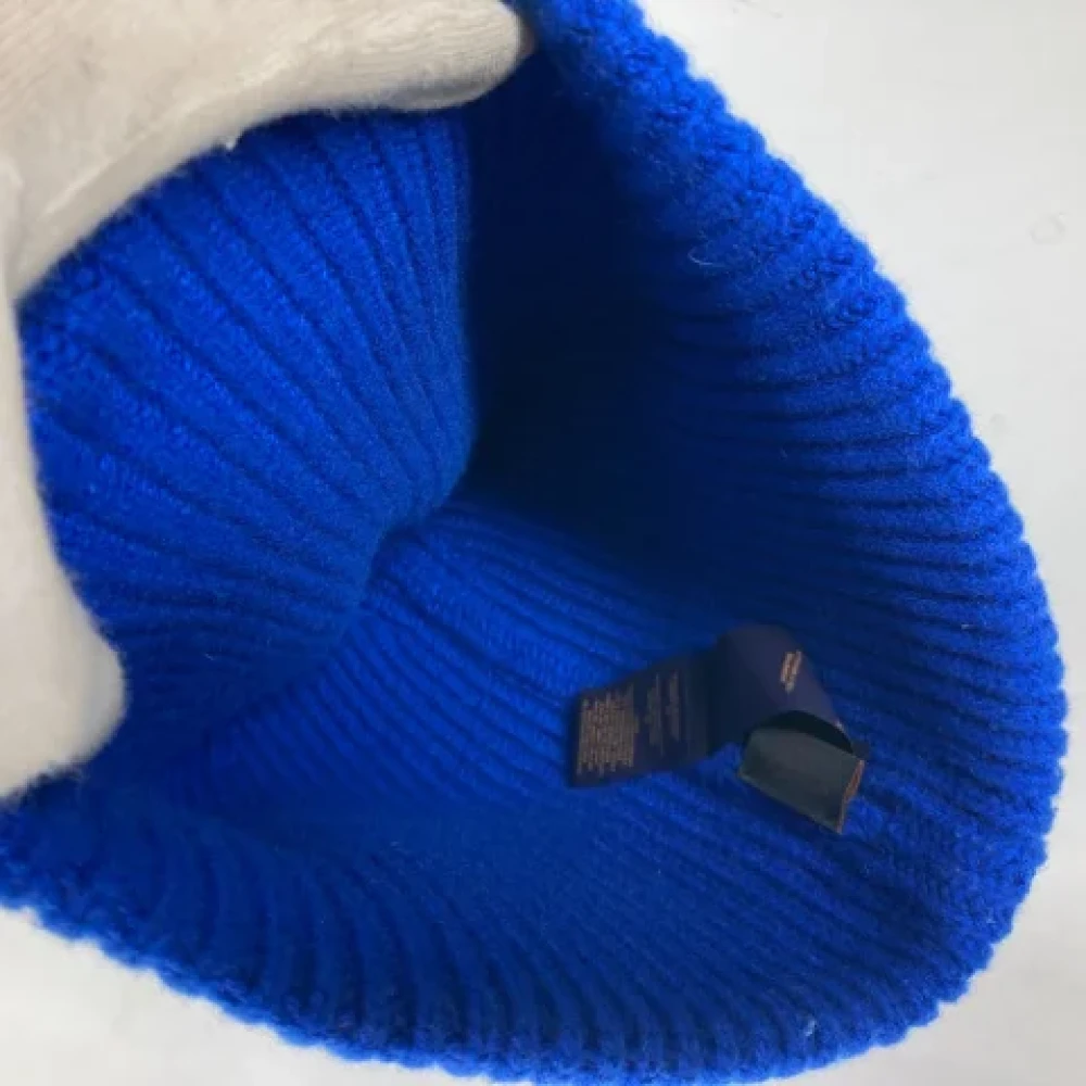 Louis Vuitton Vintage Pre-owned Cashmere hats Blue Dames