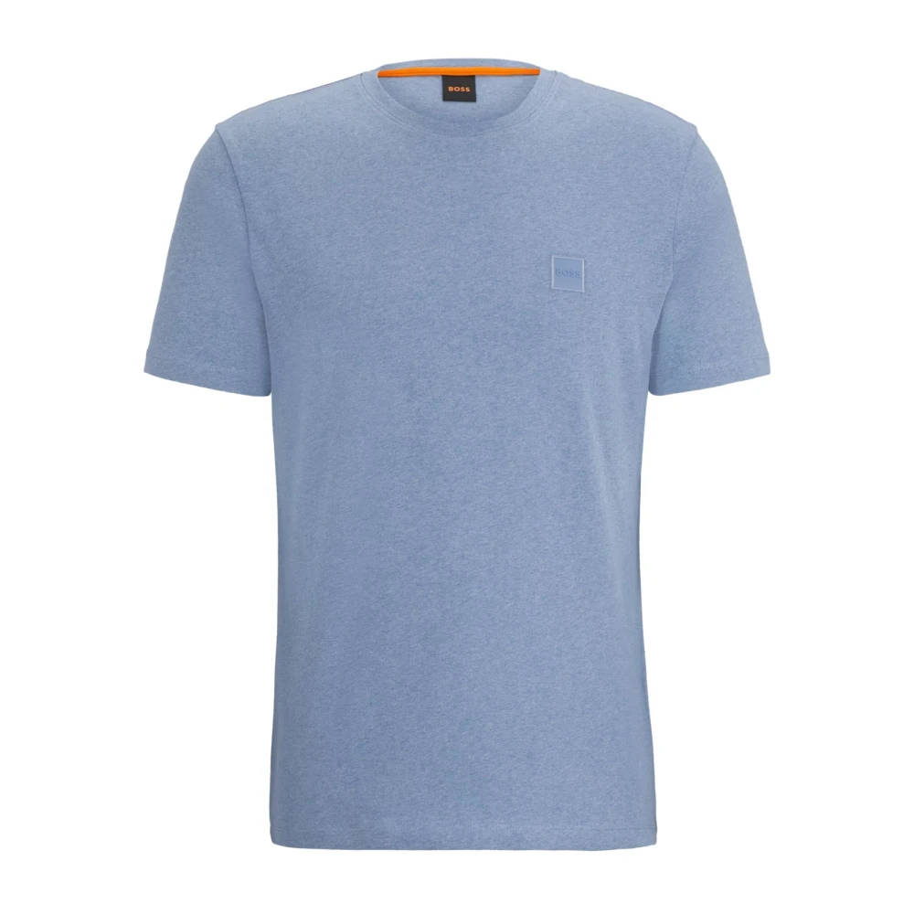 Hugo Boss Oranje Tales Heren T-Shirt met Relaxte Pasvorm Blue Heren