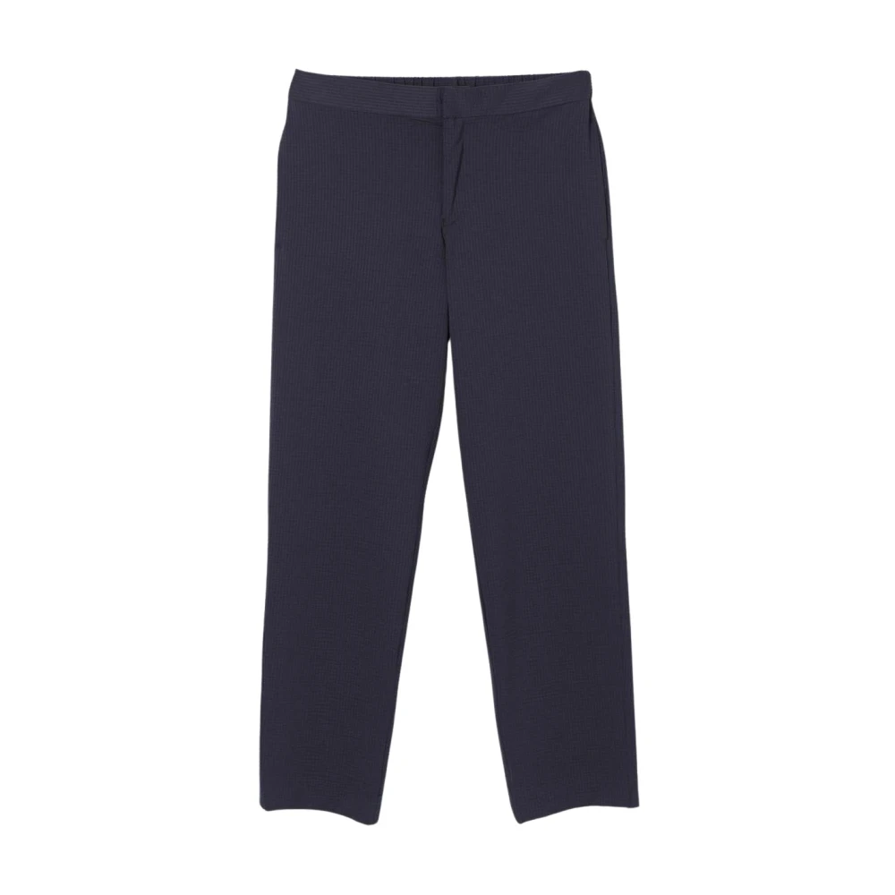 Emporio Armani Jongens Blauw Wafel Gebreide Broek