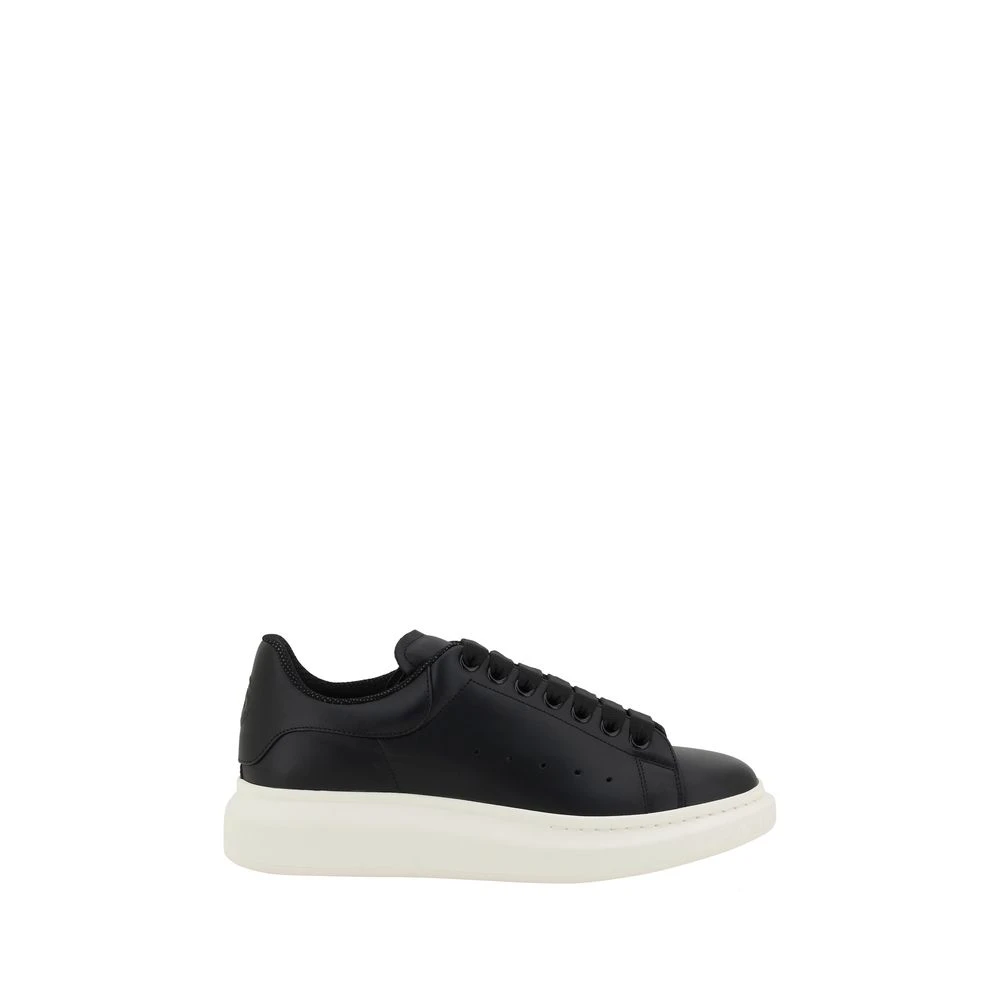 Alexander McQueen Chunky Sole Leren Sneakers Heren Schoenen Zwart