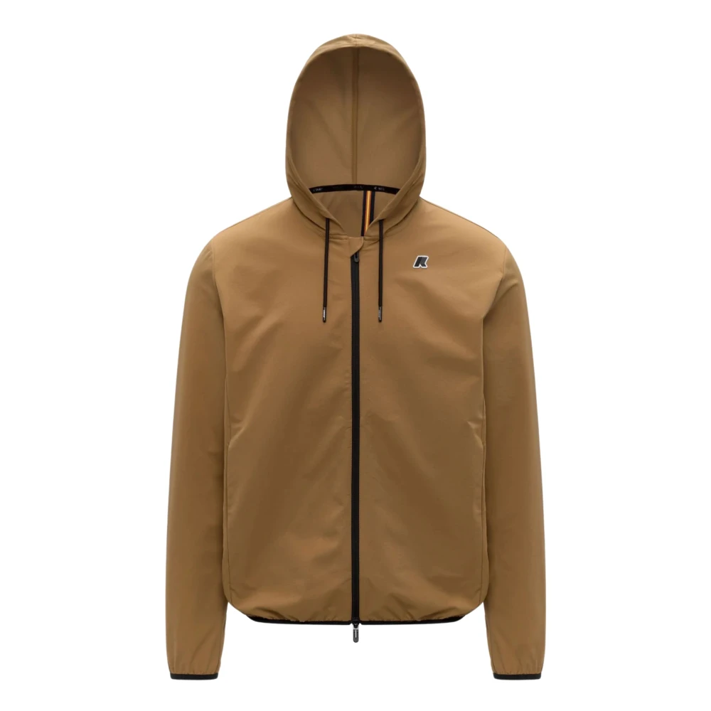 K-Way Herr Brun Jackor 2XL, Polyester, Journeer Travel Jacket
