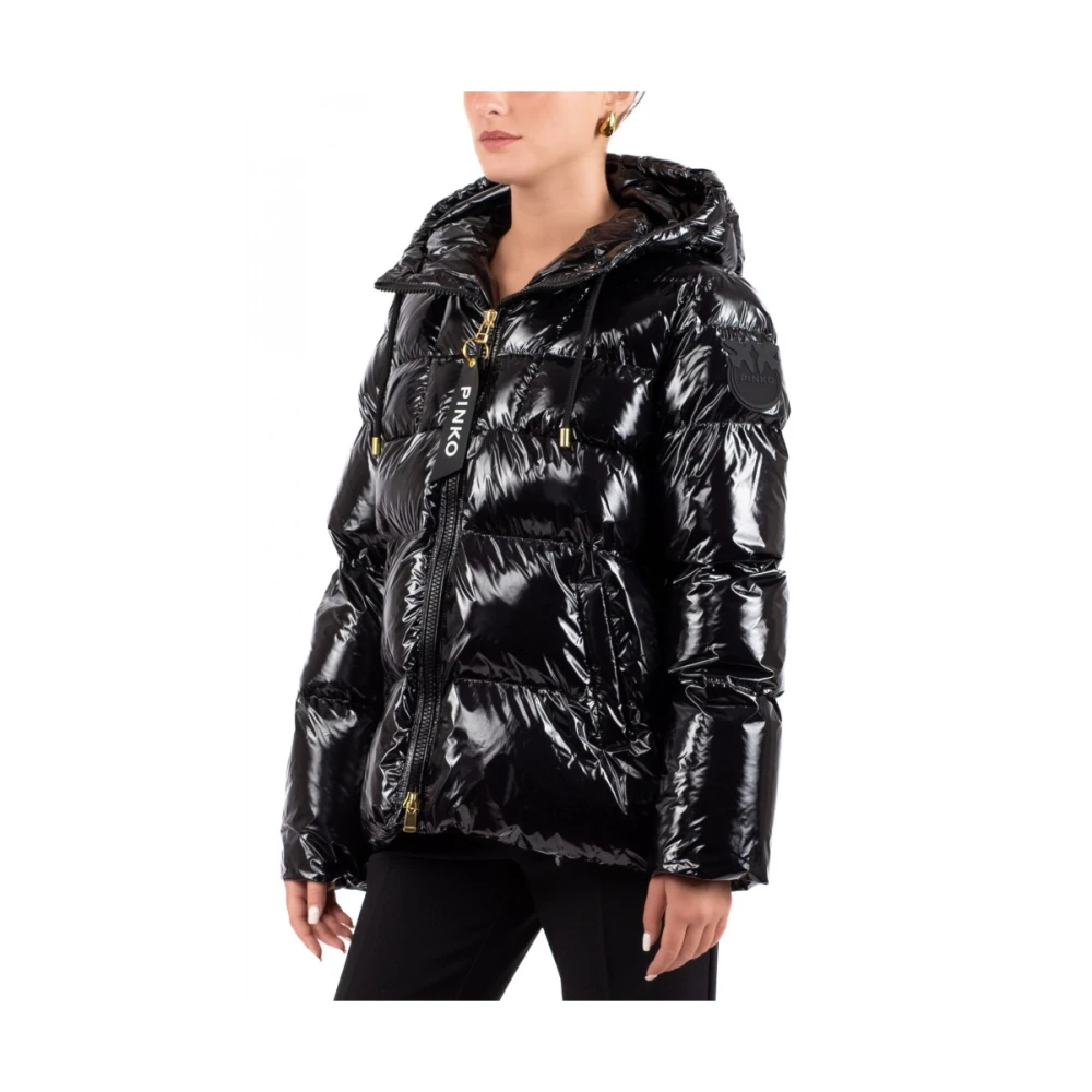 pinko Stijlvolle Caban voor Vrouwen Black Dames