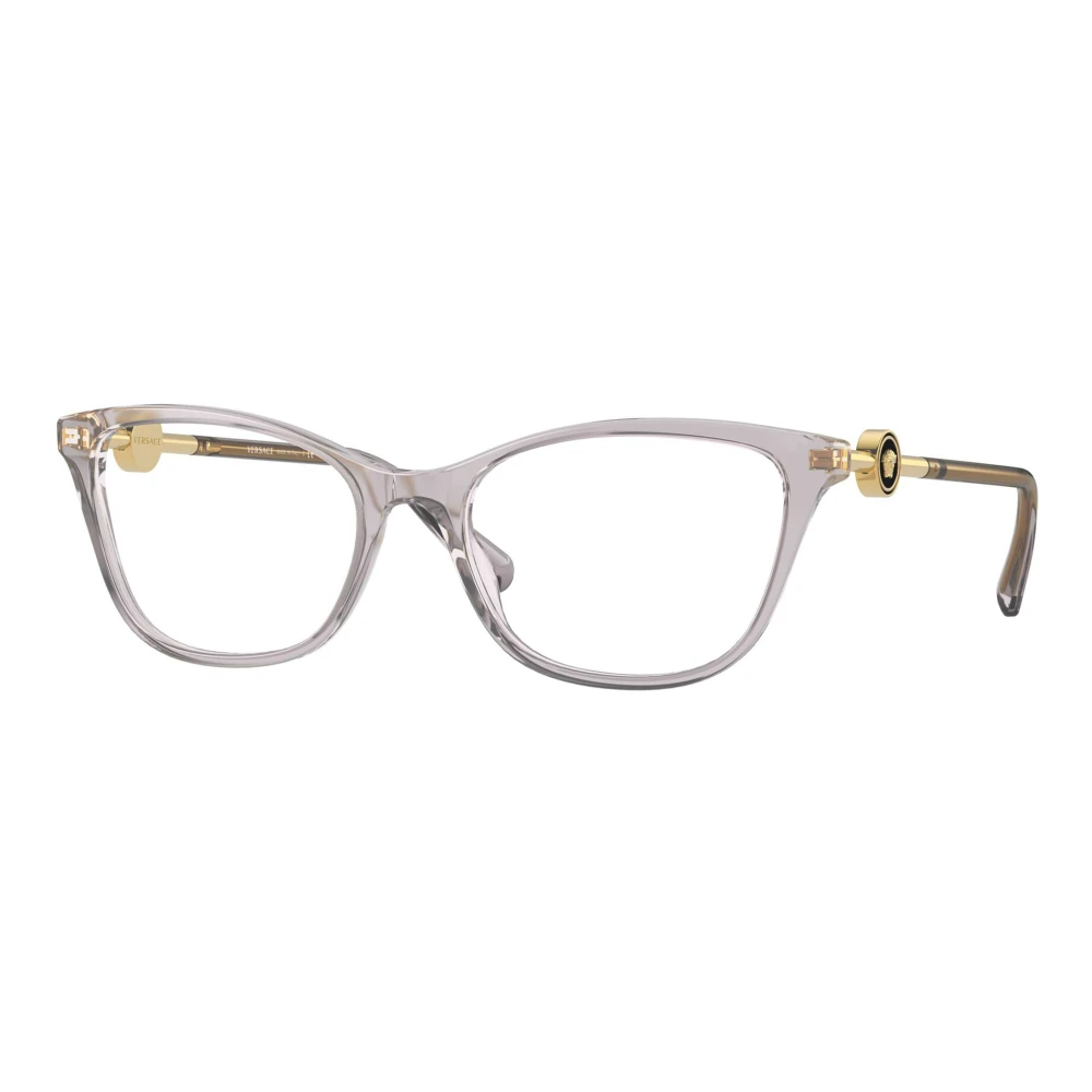 Versace Unisex Gray Glasses, 55 Mm, Eyewear Frames Enamel Medusa Ve 3293