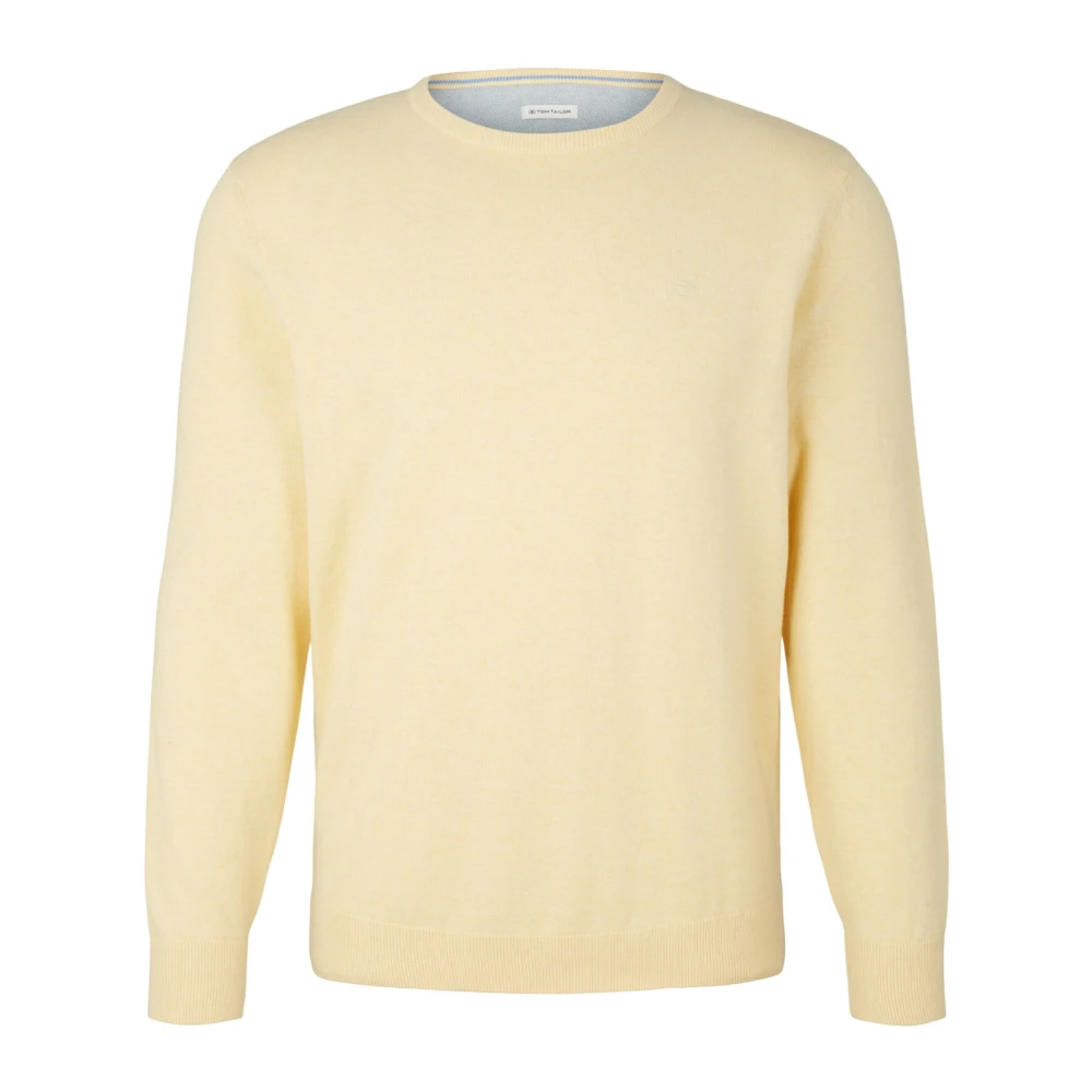 Tom Tailor Sweatshirts & Hoodies Yellow Heren