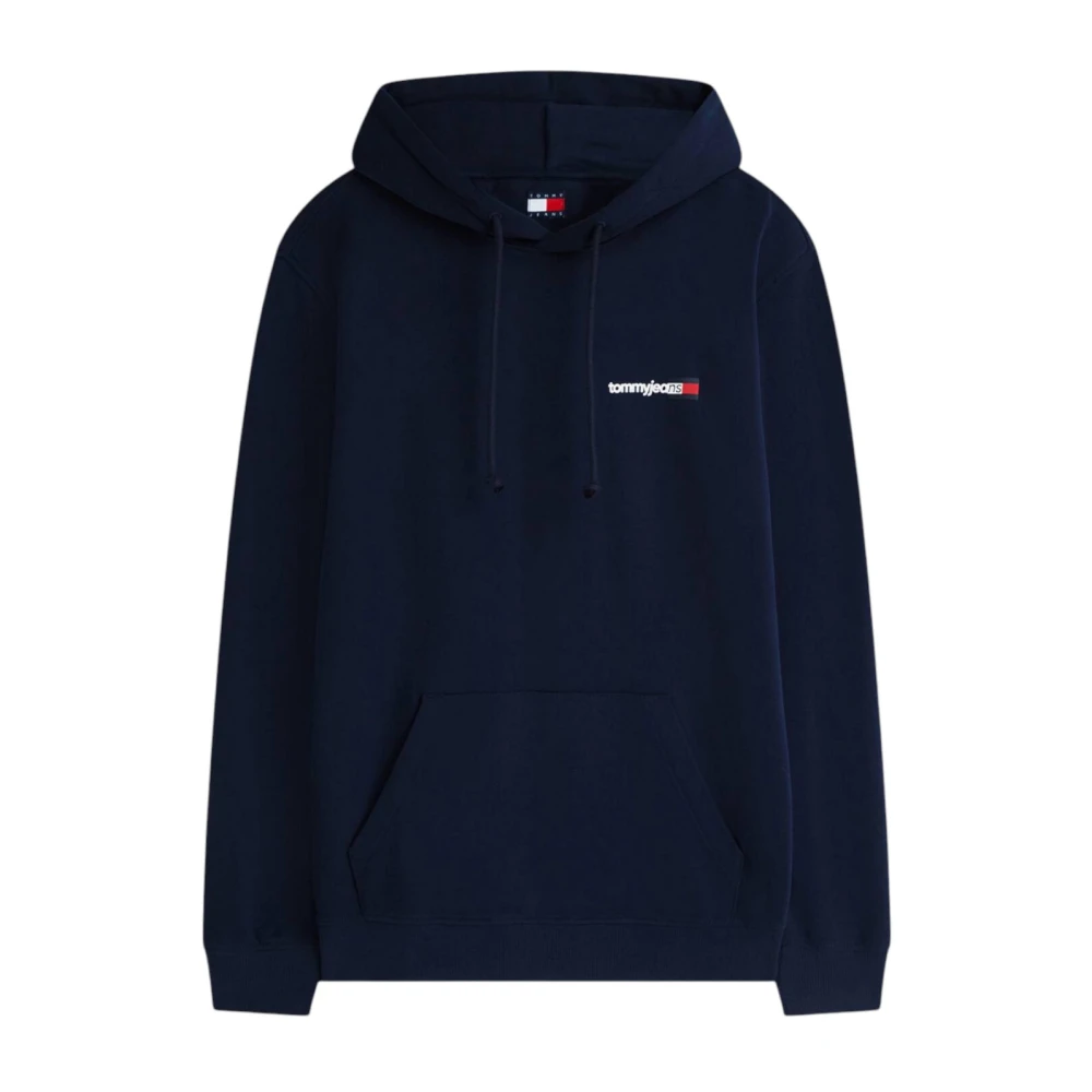 Tommy Jeans Men's Blue Hoodie - Hoodies - Xl - Sweatshirts & Hoodies