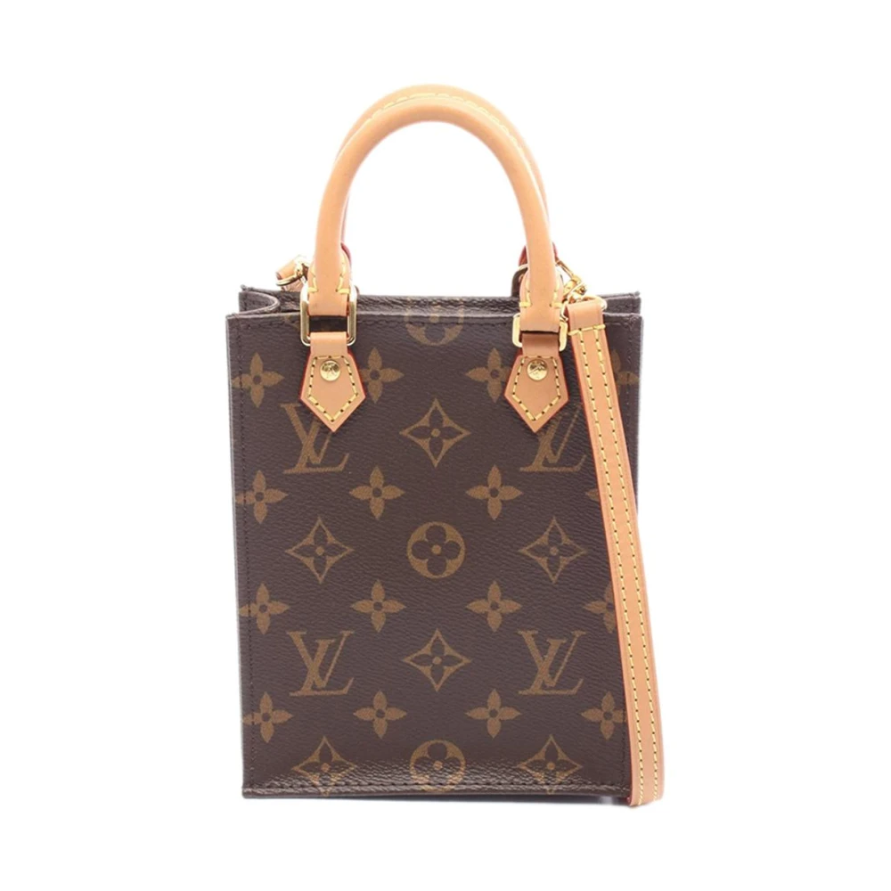 Louis Vuitton Vintage Women's Brown Pre-Owned Nano Speedy Satchel Bag