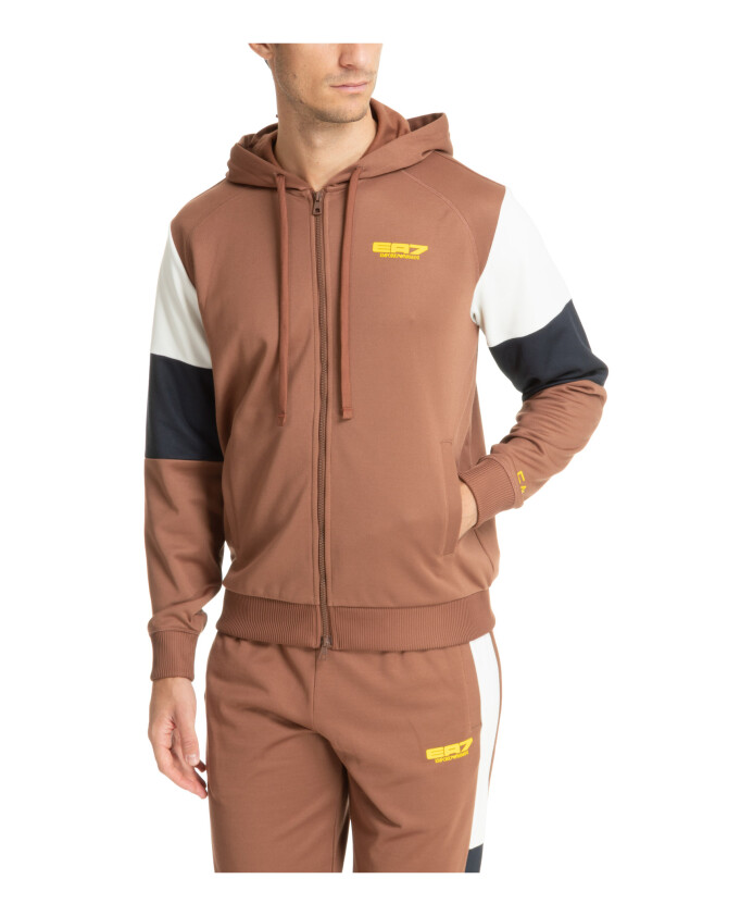 sweat-a-capuche-multicolore-a-motifs-avec-cordon-de-serrage
