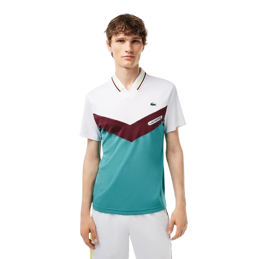 Lacoste multicolor on sale polo