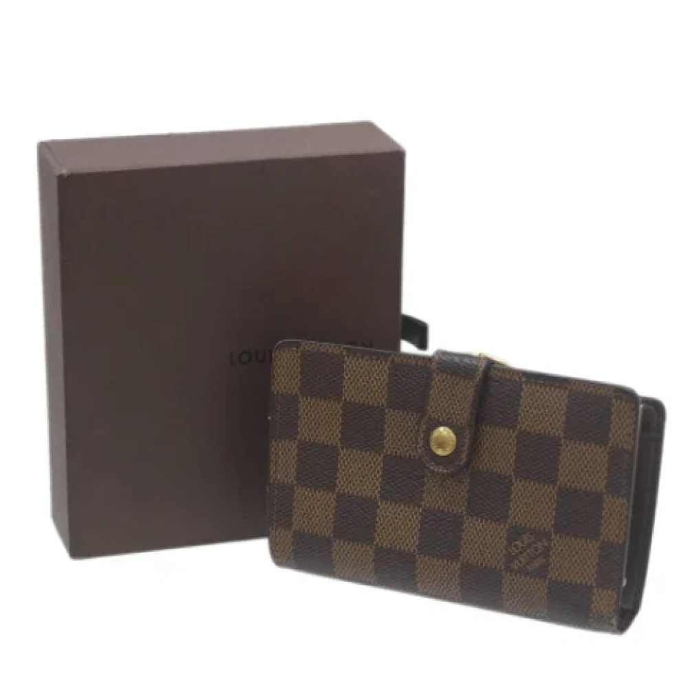 Louis Vuitton Vintage Pre-owned Canvas wallets Brown Dames