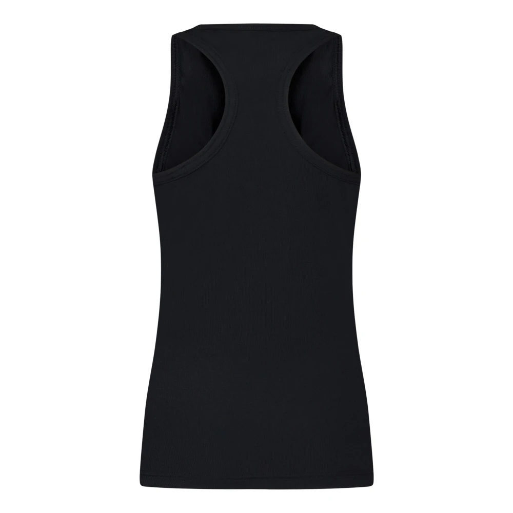 adidas by stella mccartney Stijlvolle mouwloze top voor workouts Black Dames