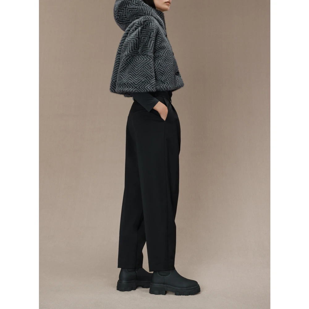 RRD Contemporary Grijze Faux Fur Jas Gray Dames
