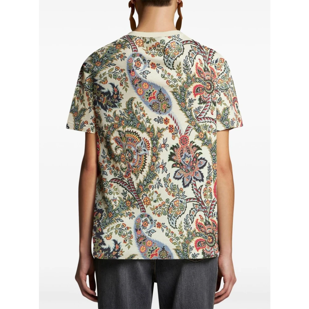 ETRO Paisley Print Crew Neck T-shirt Multicolor Dames