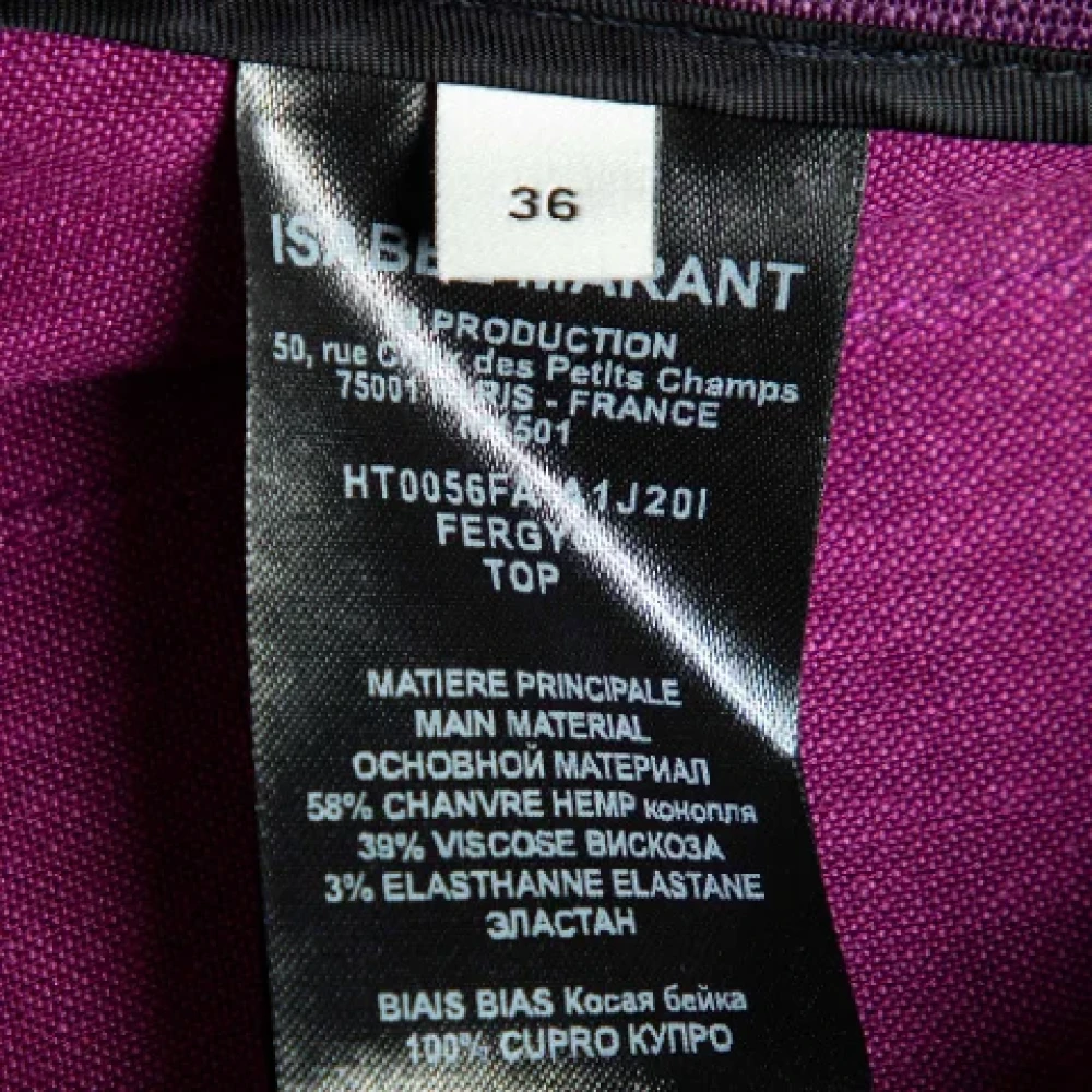 Isabel Marant Pre-owned Fabric tops Purple Dames