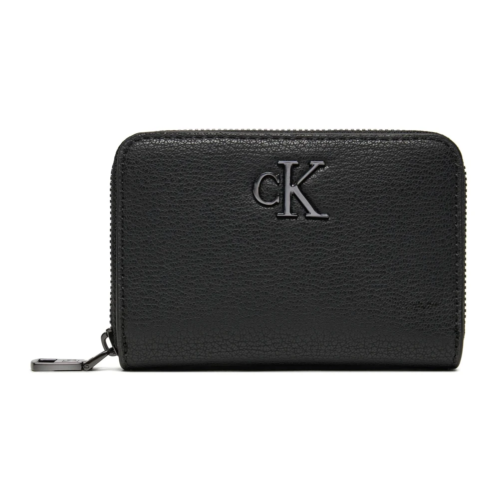 Calvin Klein Minimal Monogram Ritsportemonnee Black Dames