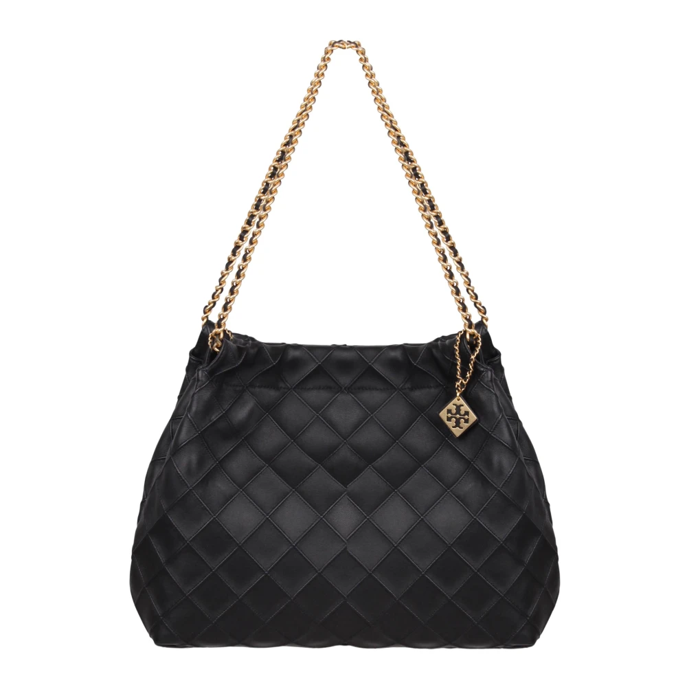 TORY BURCH Zachte Fleming Schoudertas Black Dames