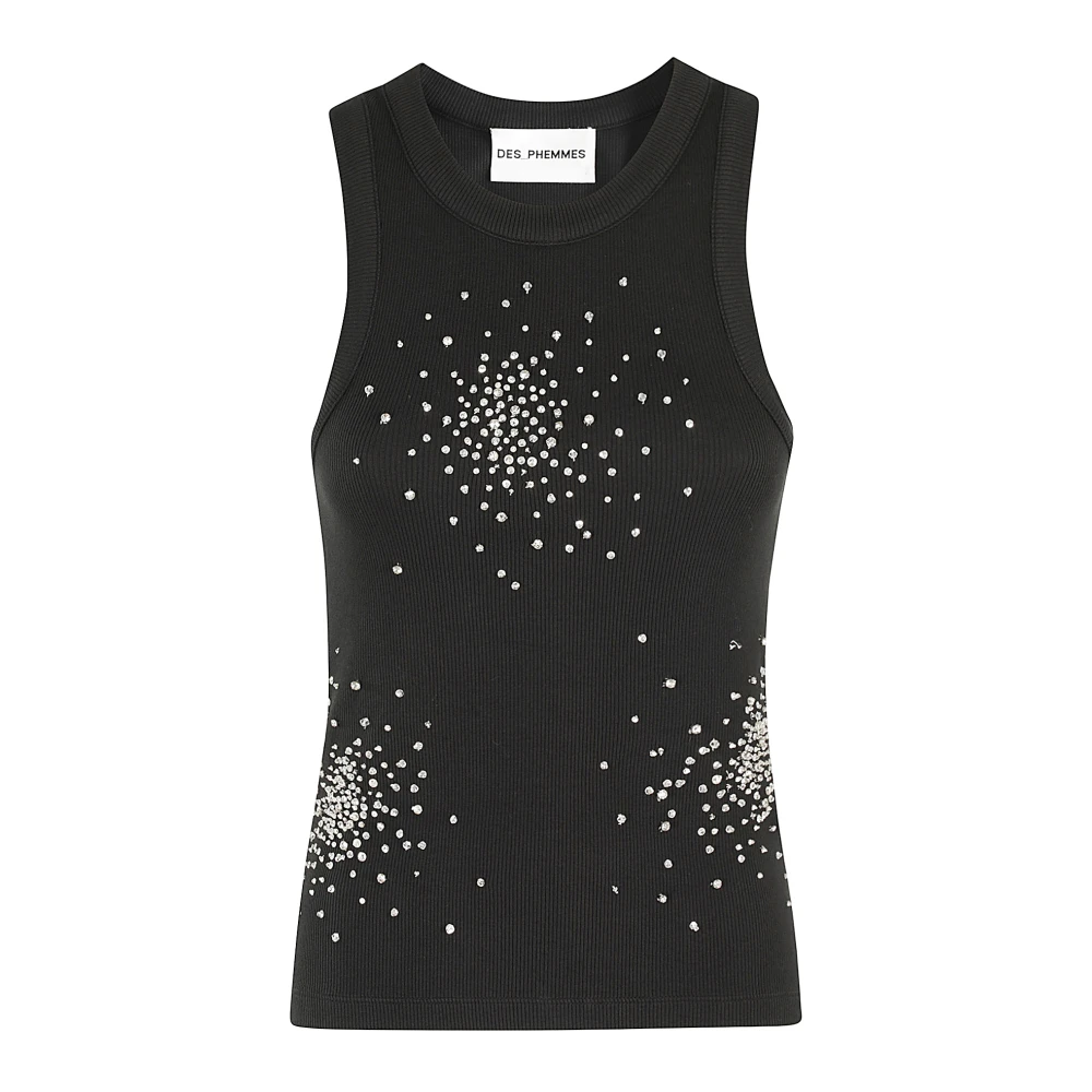 DES Phemmes Klassieke Tanktop Black Dames