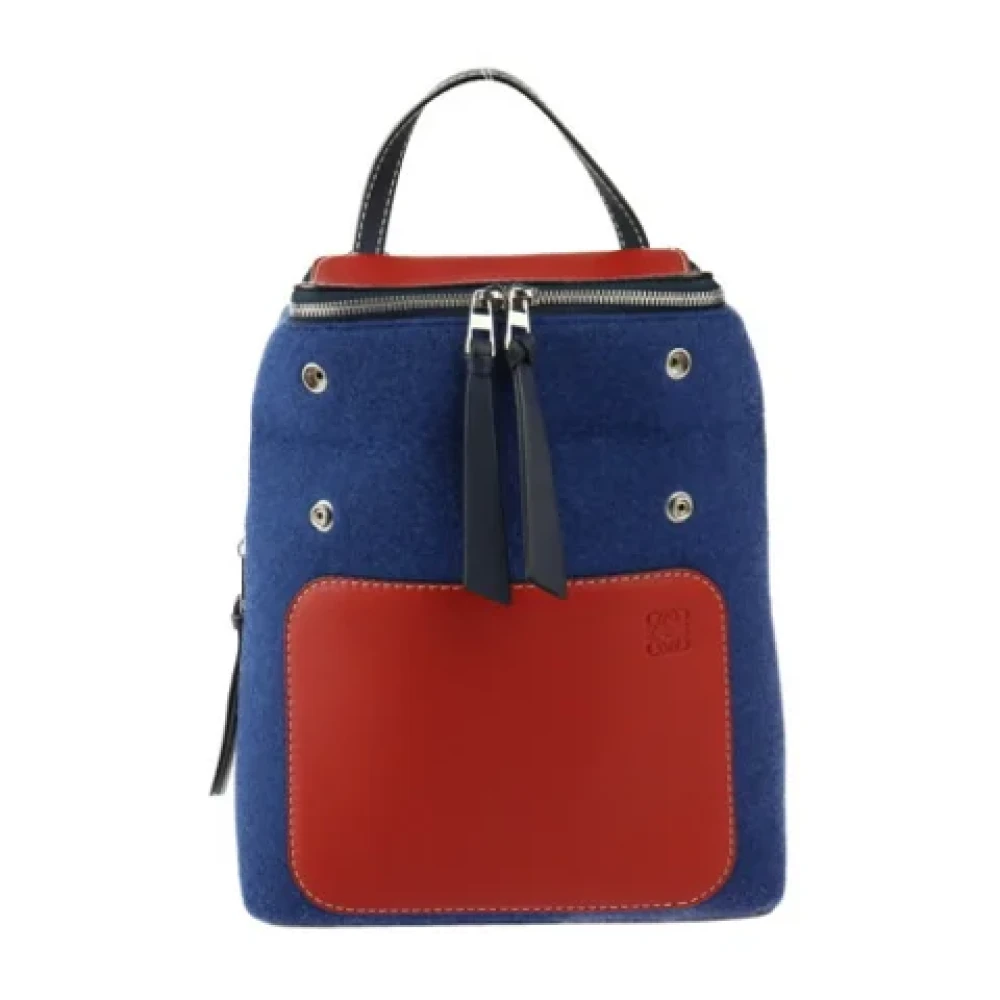 Loewe Pre-owned Leather shoulder-bags Blue Dames