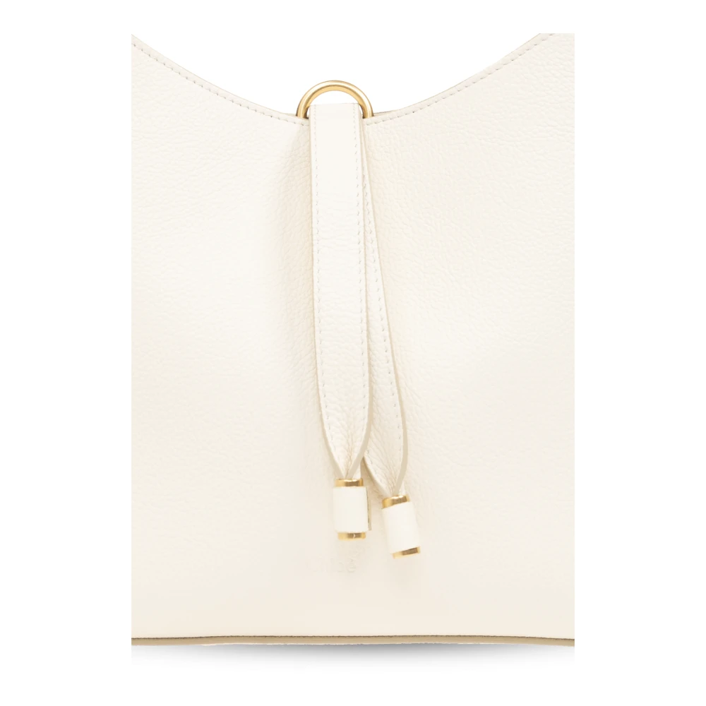 Chloé Marcie Hobo Kleine Schoudertas Beige Dames