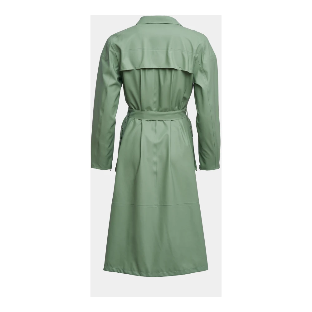 Stutterheim Gebelde Trenchcoat met Modern Ontwerp Green Dames
