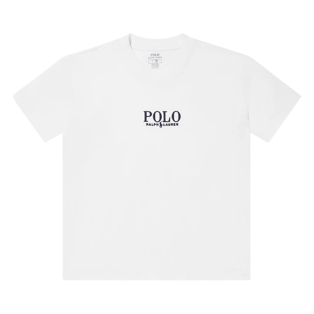Ralph Lauren Boys White T-Shirts,, Polo T-Shirt In Medium
