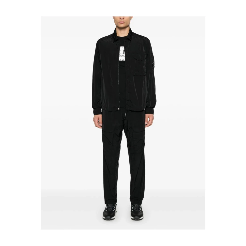 C.P. Company Zwarte Cargo Broek met Verstelbare Taille Black Heren